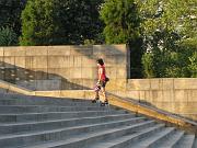  All skates begin at the top of the steps of the Philadelphia Museum of Art .