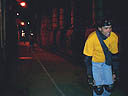 pic - Rob skating on Manhattan Bridge